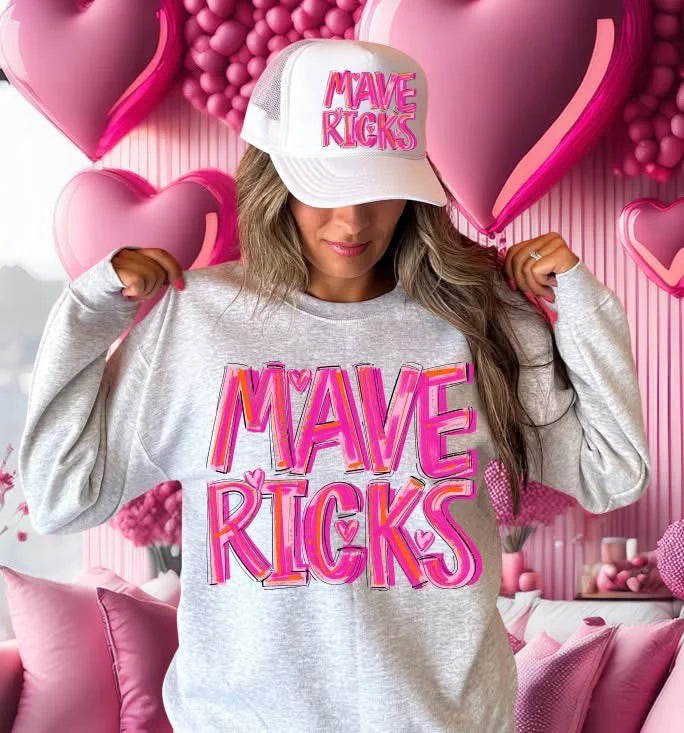 PRETTY IN PINK WORDS - FRONT ONLY - DTF TRANSFER