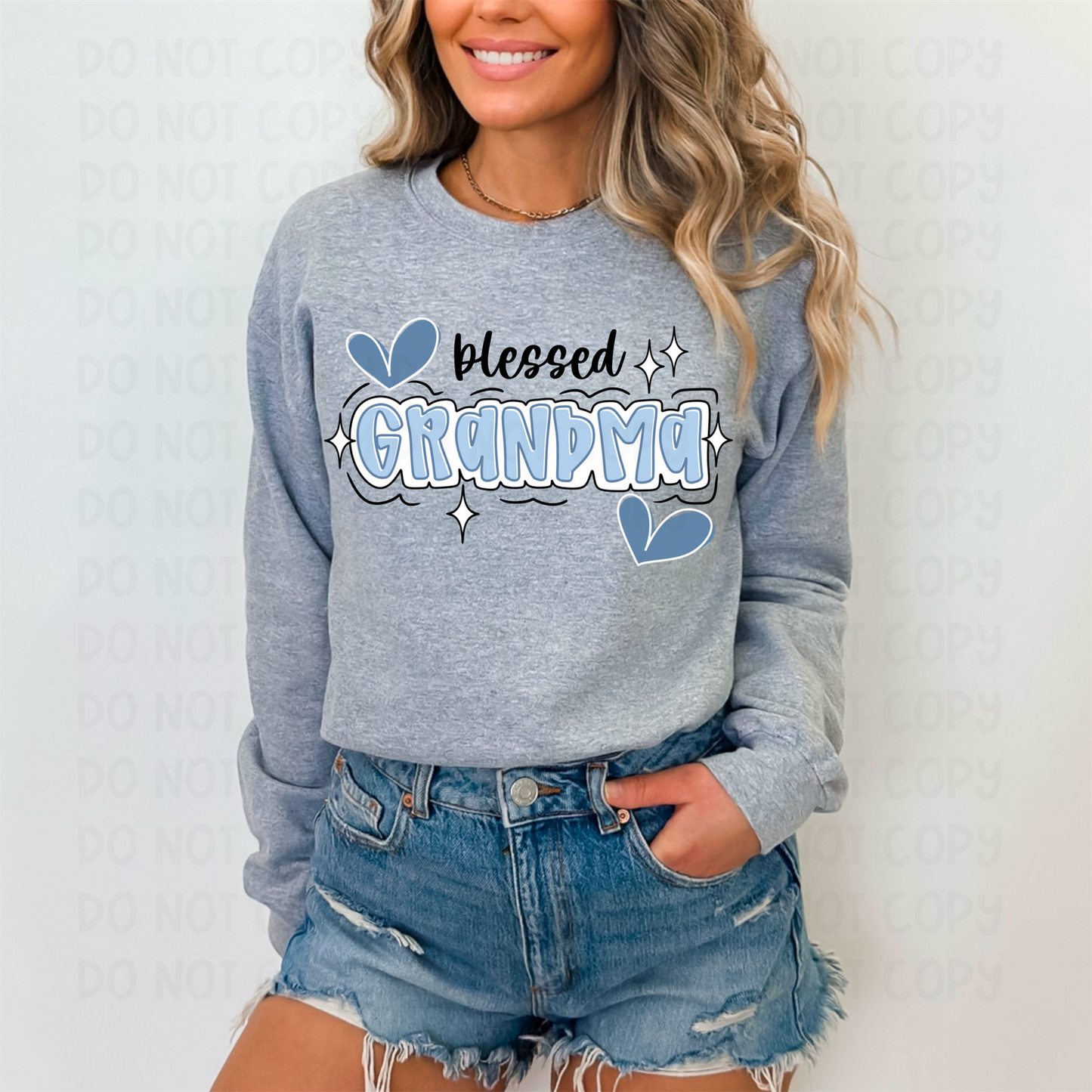 BLESSED NAME - DTF TRANSFER