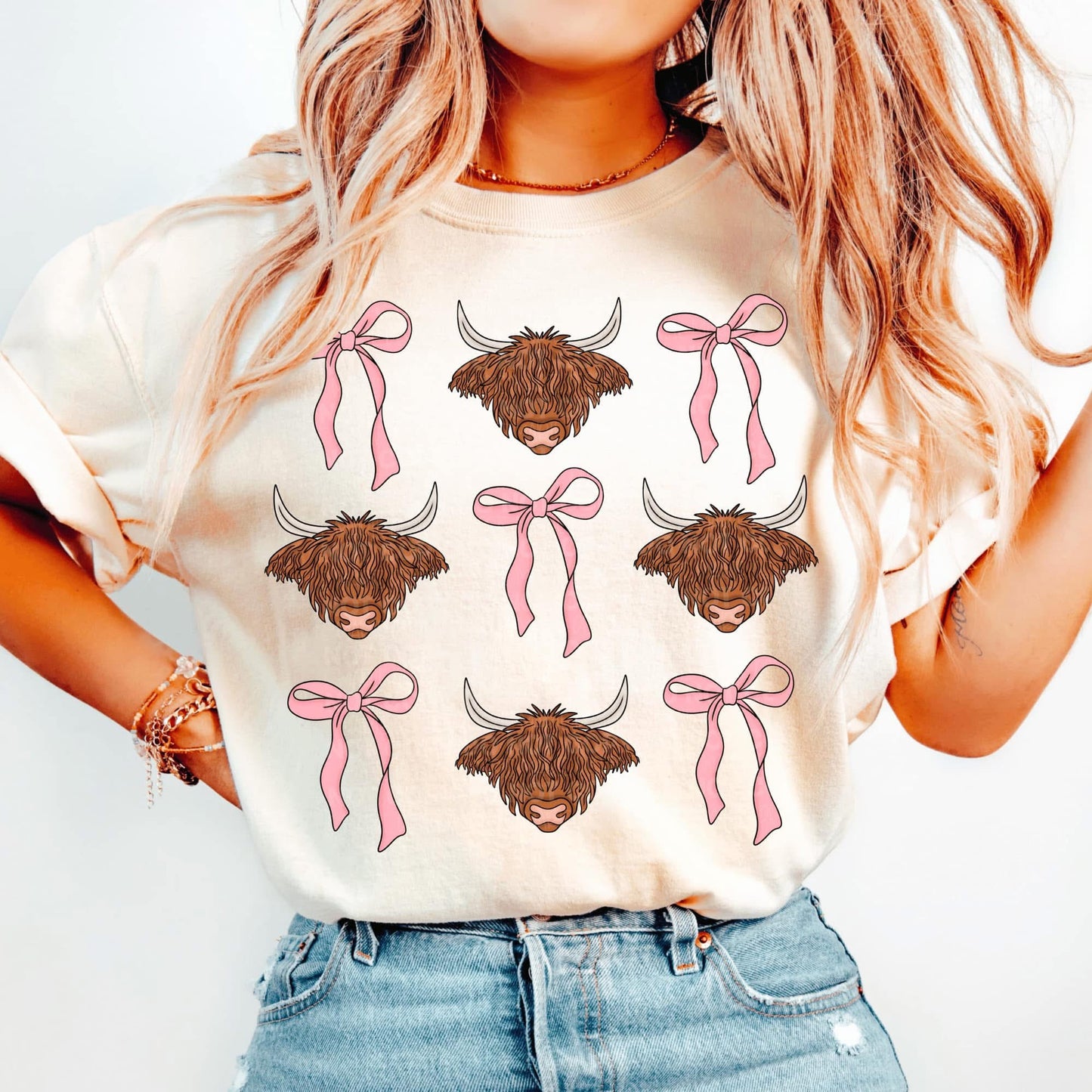 COQUETTE HIGHLAND COWS - DTF TRANSFER