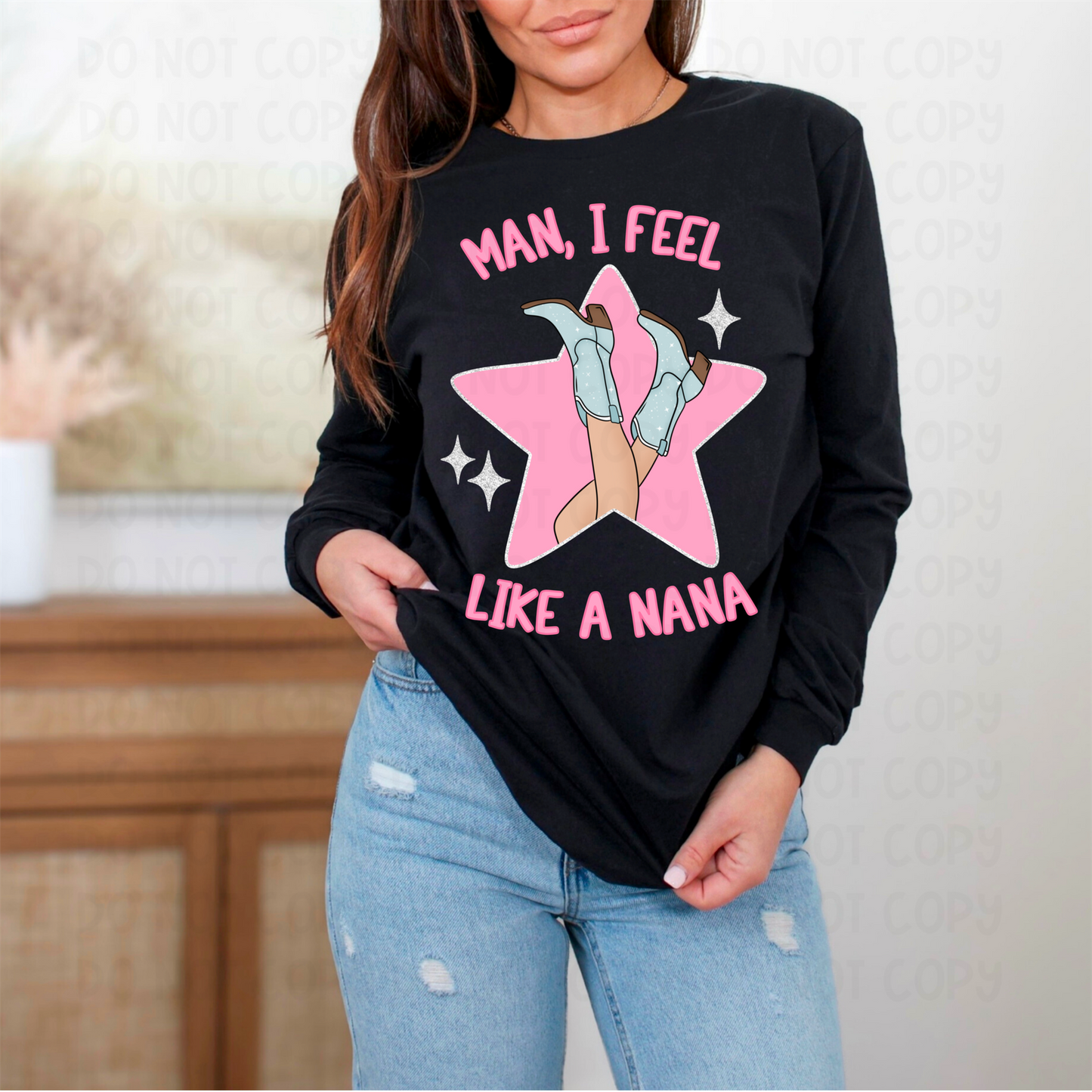 MAN I FEEL LIKE A - DTF TRANSFER