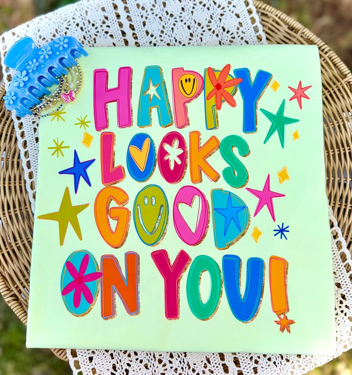 HAPPY LOOKS GOOD ON YOU - DTF TRANSFER