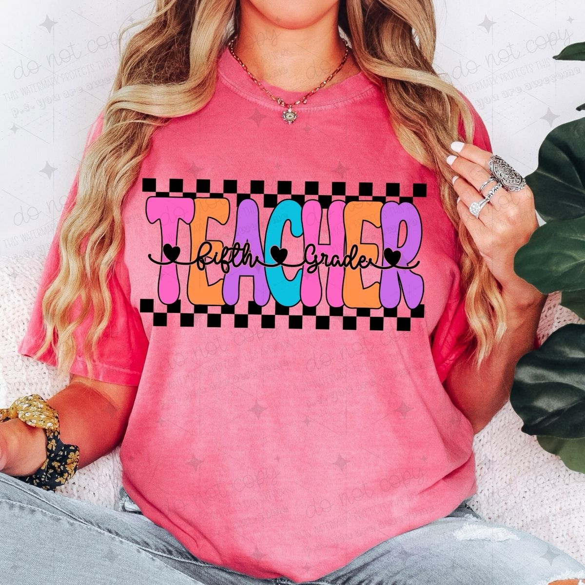 FIFTH GRADE TEACHER - DTF TRANSFER