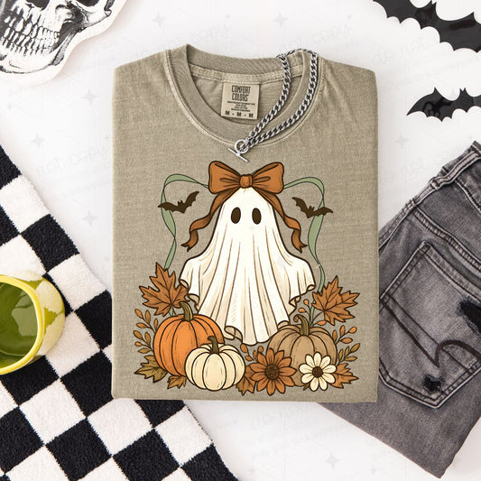 COQUETTE FLORAL GHOST - DTF TRANSFER