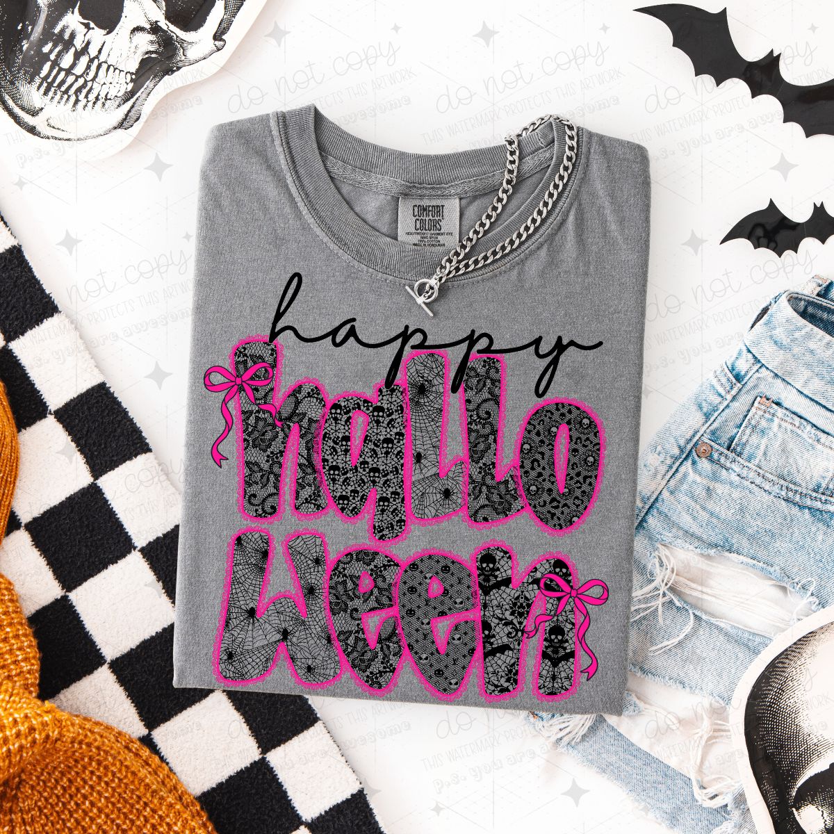 COQUETTE HAPPY HALLOWEEN - DTF TRANSFER