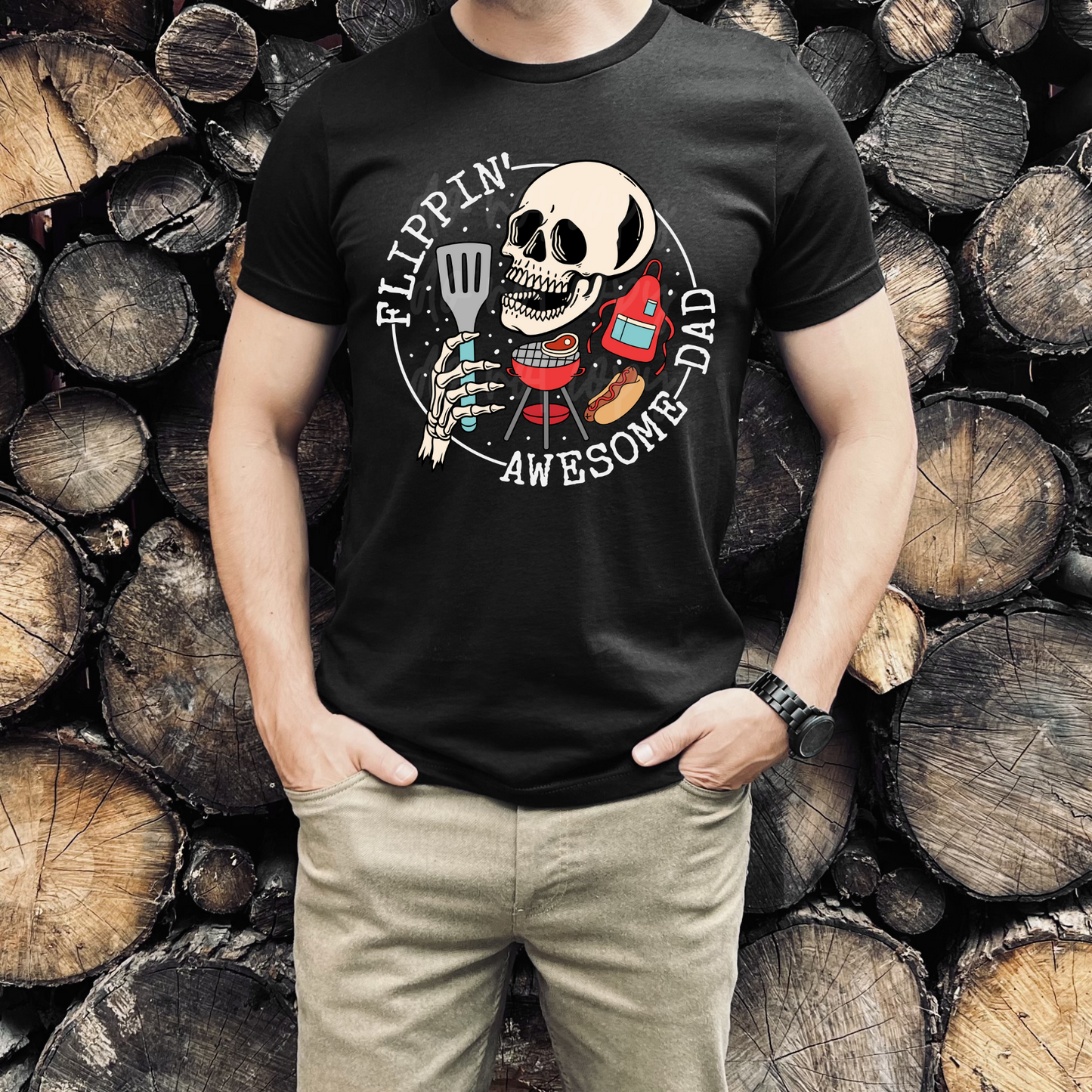 FLIPPIN' AWESOME DAD - DTF TRANSFER