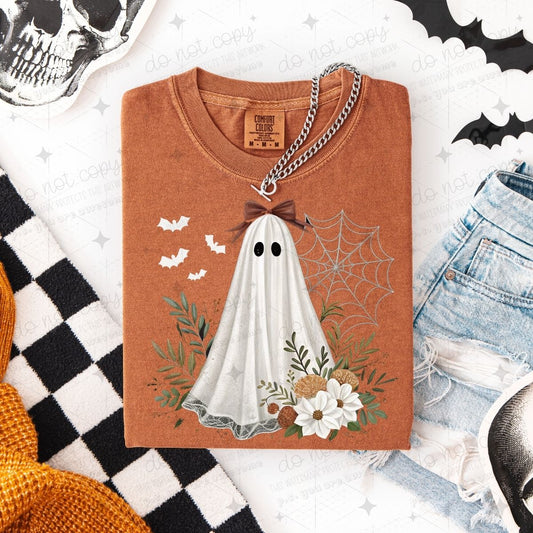 COQUETTE FLORAL GHOST - DTF TRANSFER