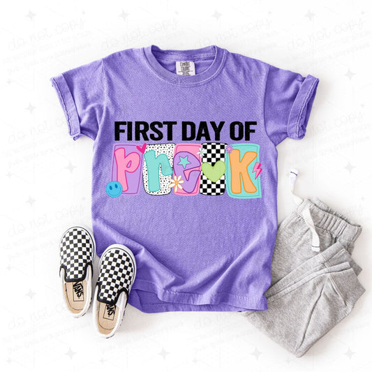 FIRST DAY OF PRE-K - DTF TRANSFER