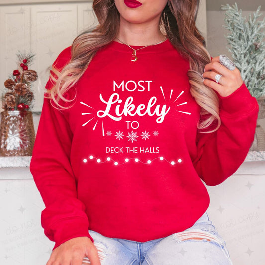 DECK THE HALLS - DTF TRANSFER