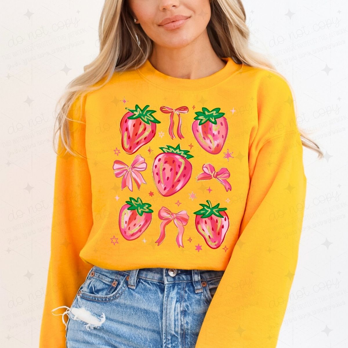 COQUETTE STRAWBERRIES - DTF TRANSFER