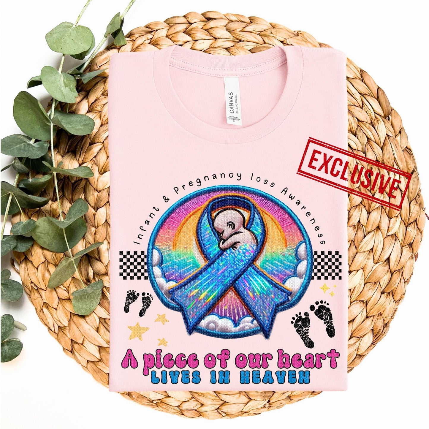 A PIECE OF OUR HEART LIVES IN HEAVEN *OLLIE & CO. EXCLUSIVE* - DTF TRANSFER