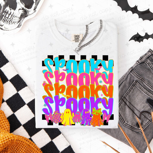 COQUETTE BRIGHT SPOOKY STACKED - DTF TRANSFER