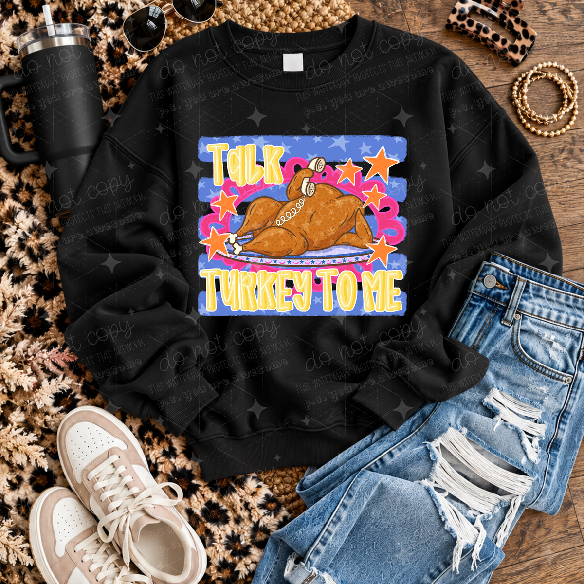 TALK TURKEY TO ME - DTF TRANSFER