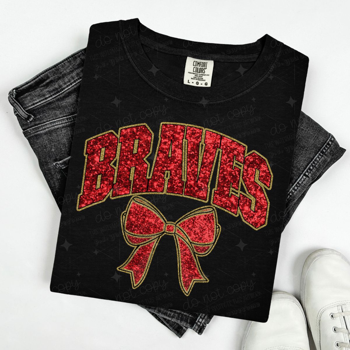 COQUETTE MASCOTS - FAUX SEQUIN - DTF TRANSFER
