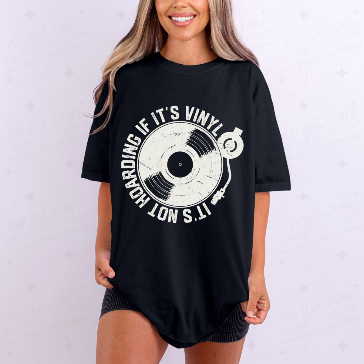 IT'S NOT HOARDING IF IT'S VINYL - DTF TRANSFER