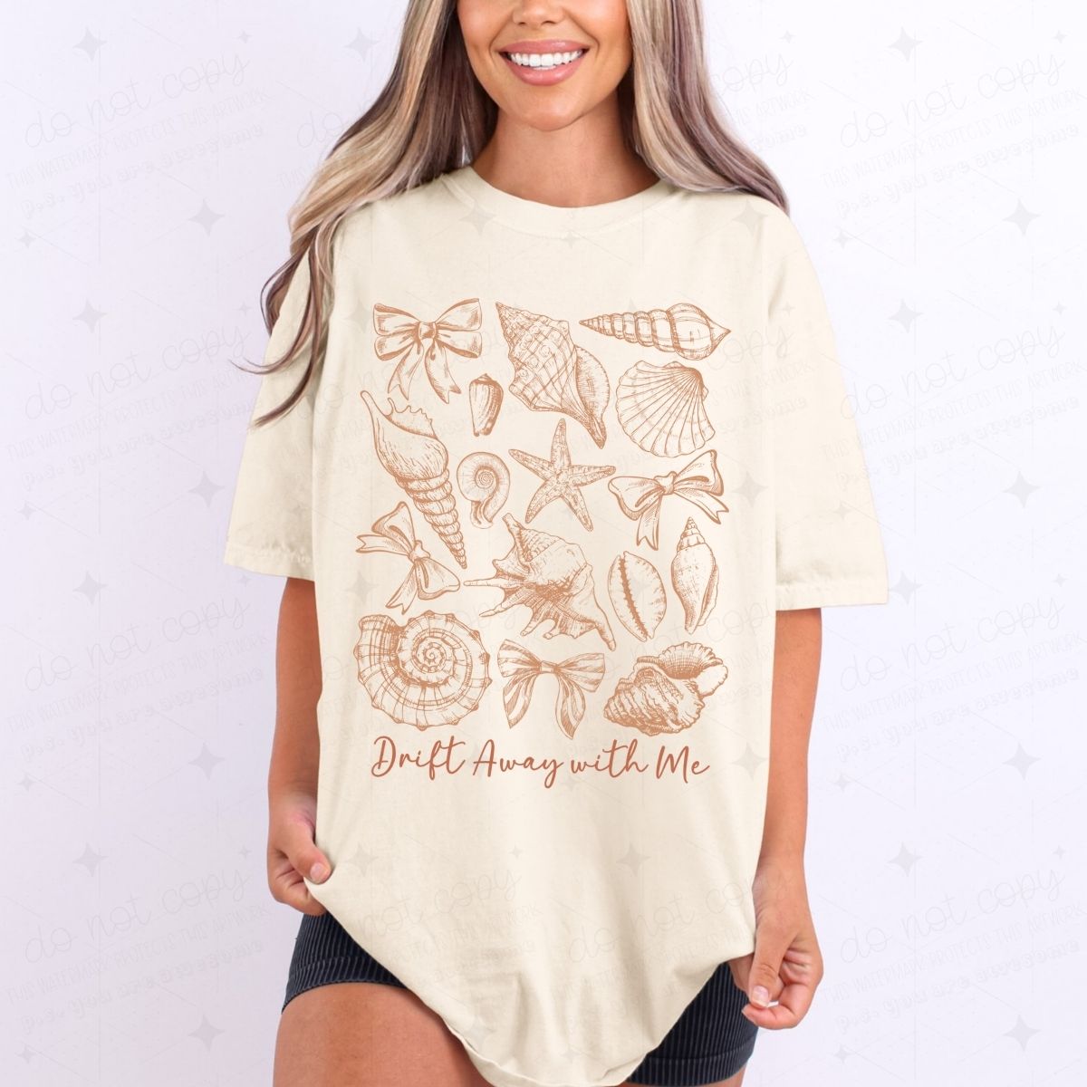 COQUETTE DRIFT AWAY WITH ME - DTF TRANSFER