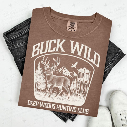 BUCK WILD - DTF TRANSFER