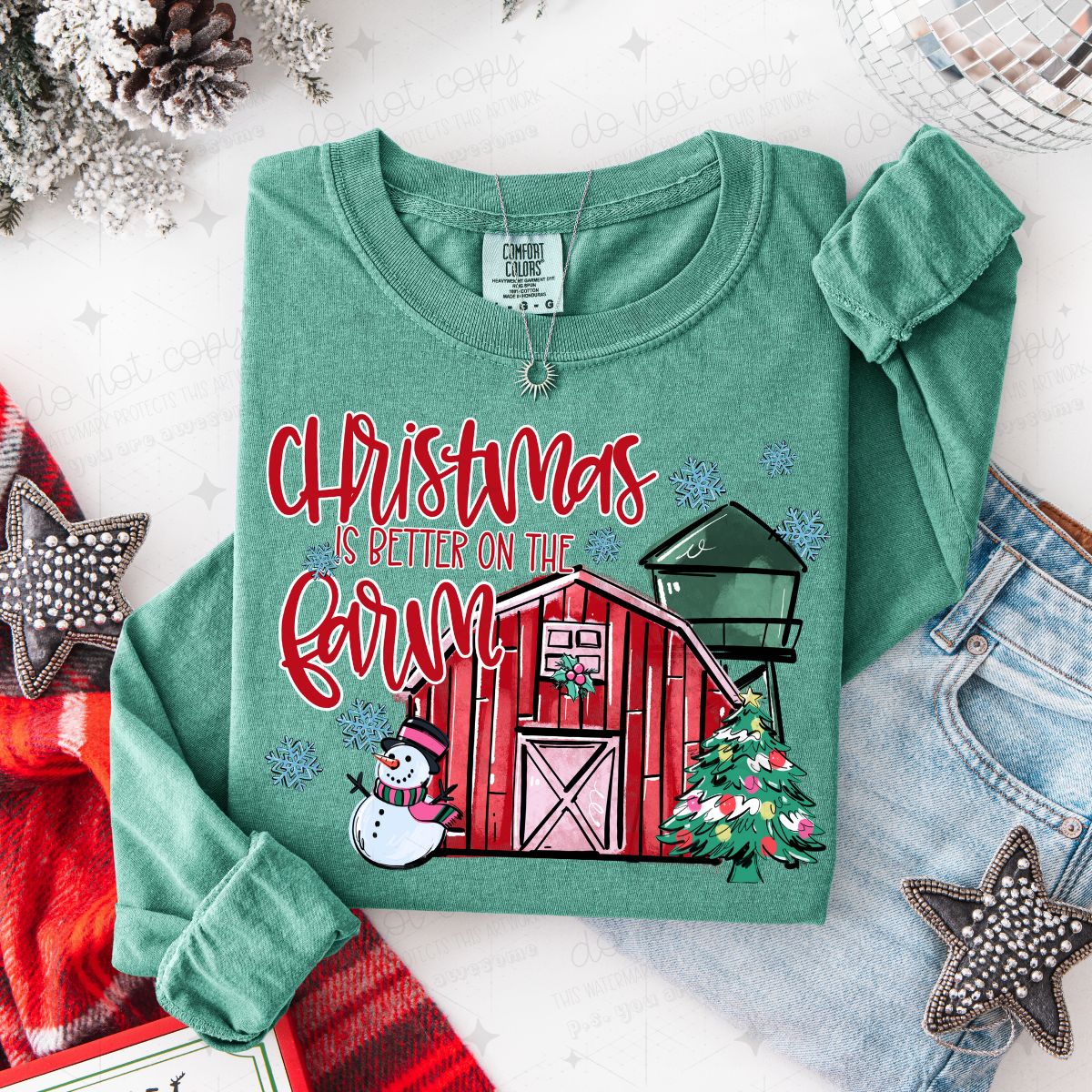 CHRISTMAS IS BETTER ON THE FARM - DTF TRANSFER