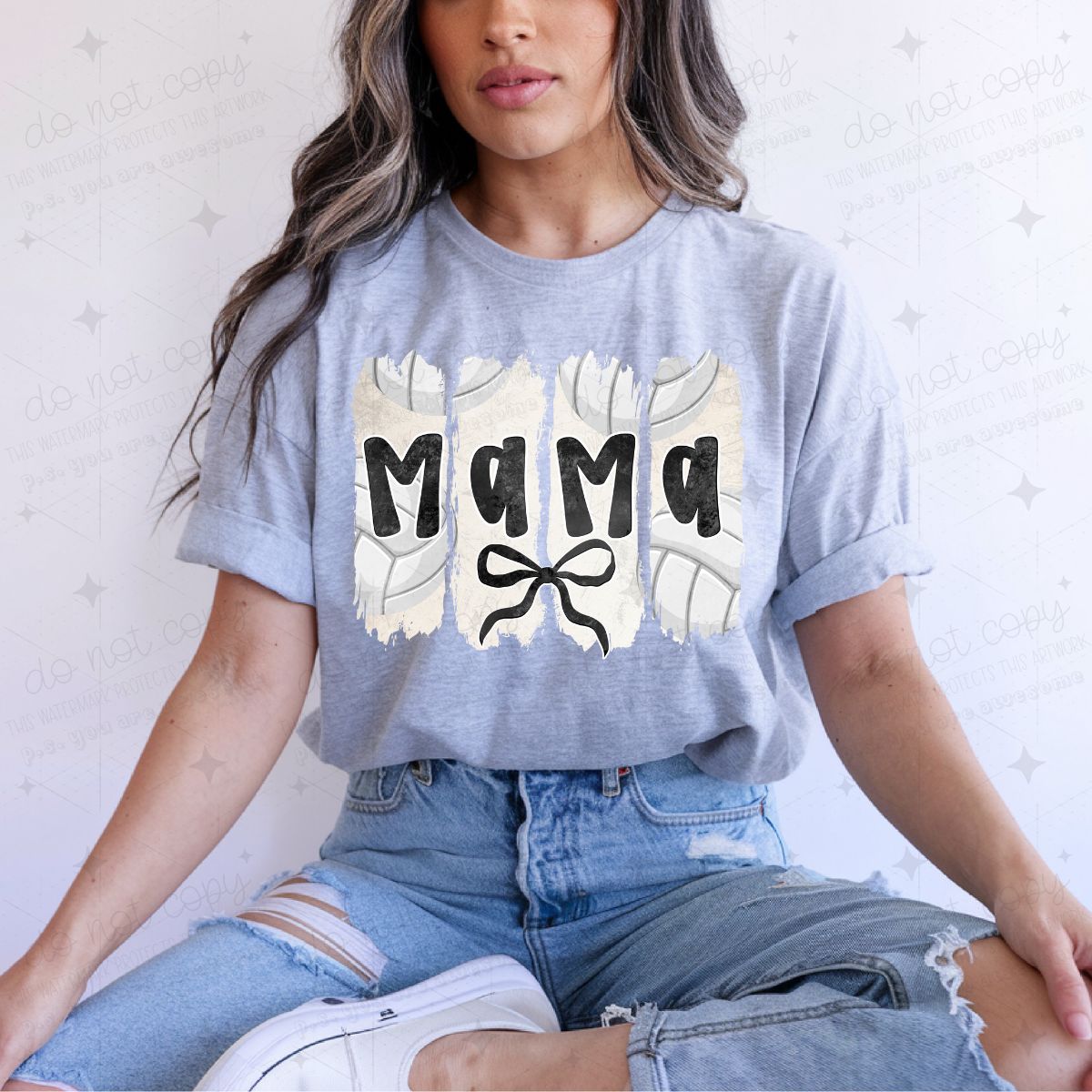 COQUETTE VOLLEYBALL MAMA - DTF TRANSFER