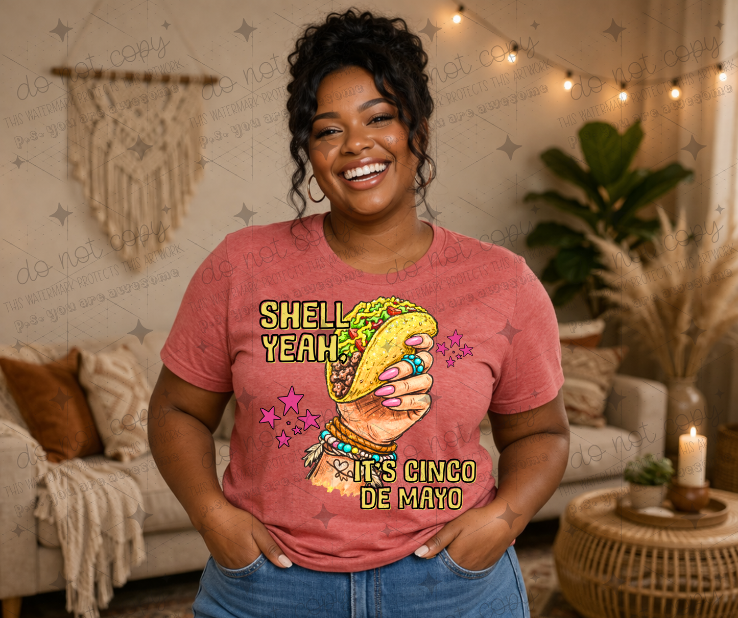 SHELL YEAH IT'S CINCO DE MAYO - DTF TRANSFER