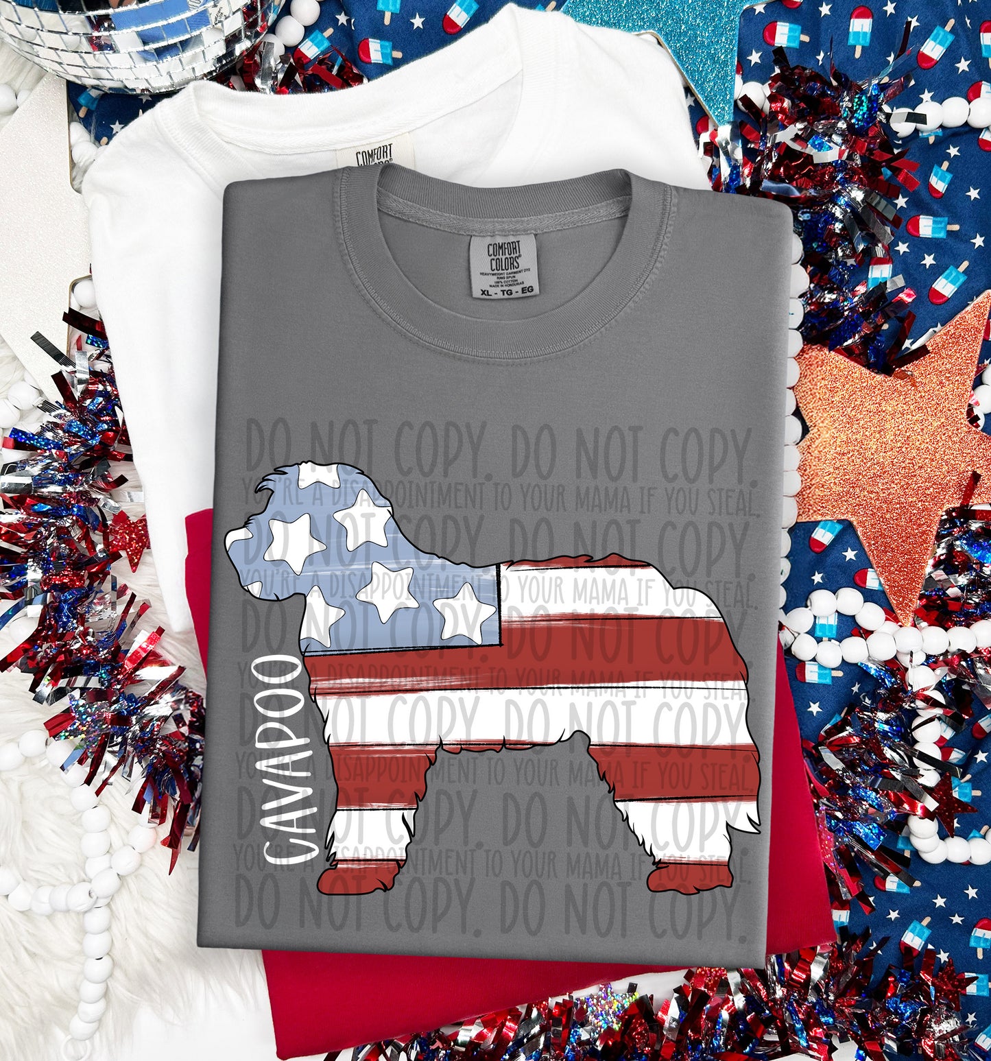 PATRIOTIC DOGS - DTF TRANSFER
