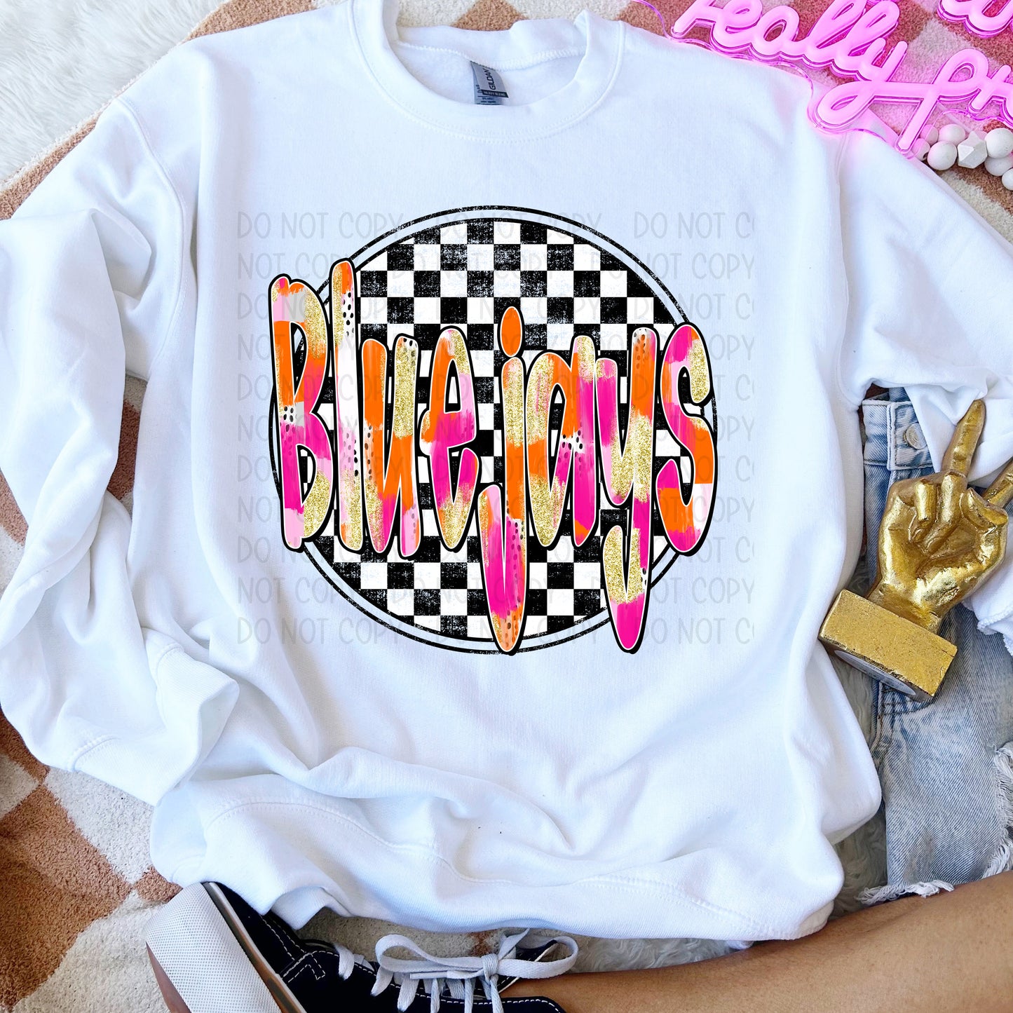 PREPPY CHECKER MASCOT - DTF TRANSFER