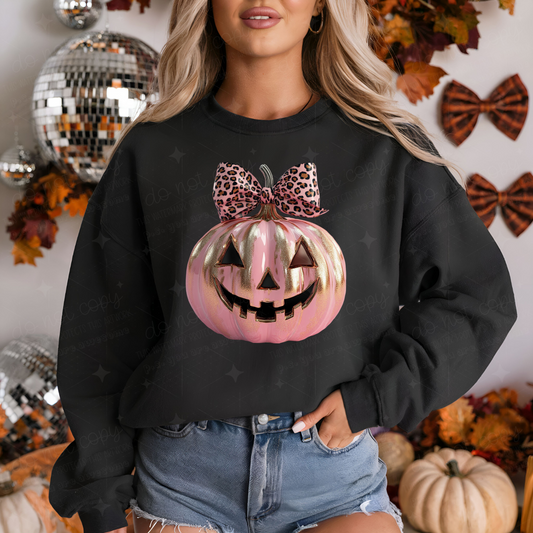 COQUETTE HOLOGRAPHIC JACK O LANTERN - DTF TRANSFER