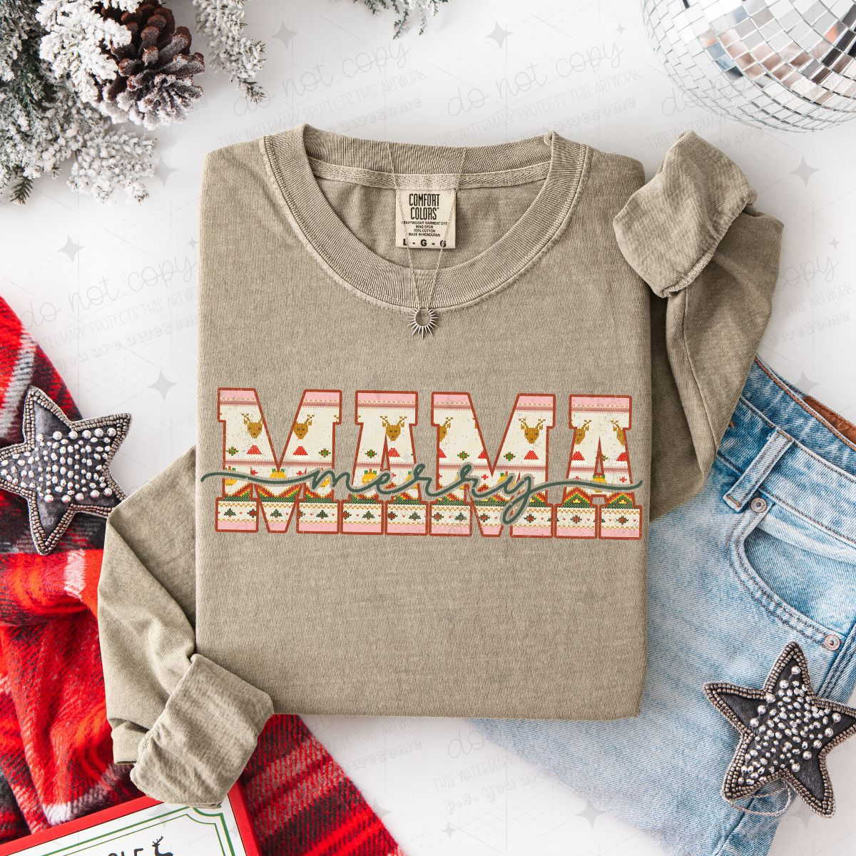 MERRY MAMA - DTF TRANSFER