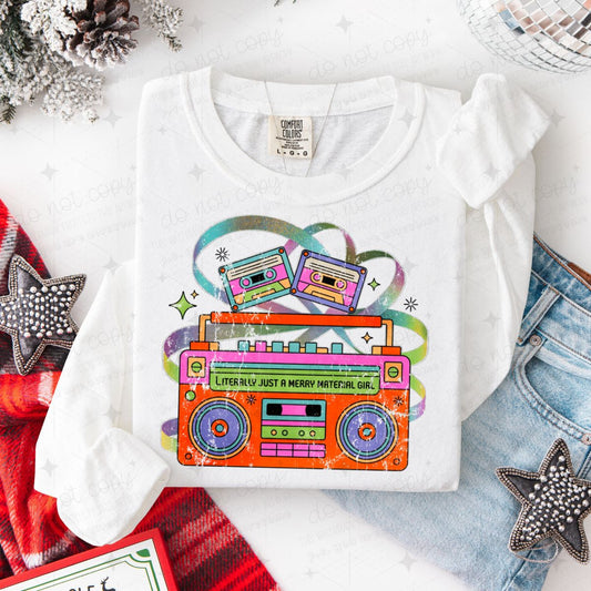 CHRISTMAS MIX TAPES - DTF TRANSFER