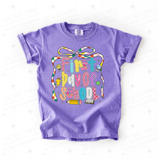 COQUETTE FIRST DAY OF SCHOOL - DTF TRANSFER