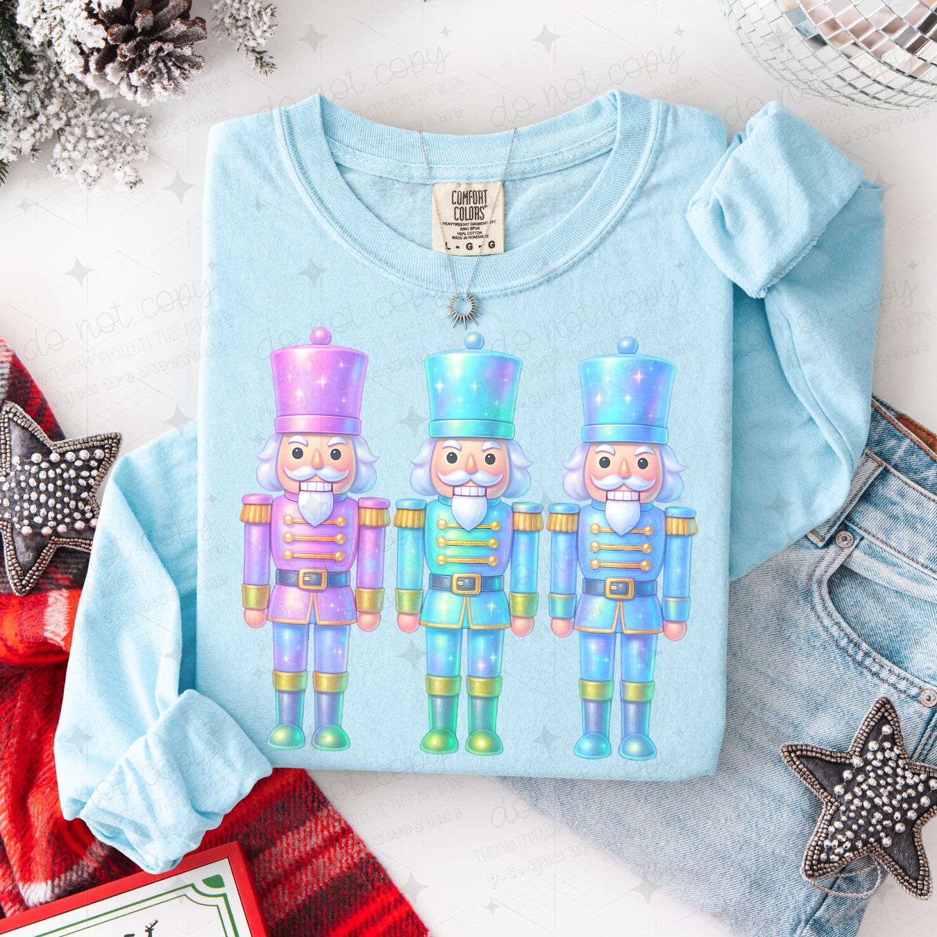 IRIDESCENT NUTCRACKERS - DTF TRANSFER