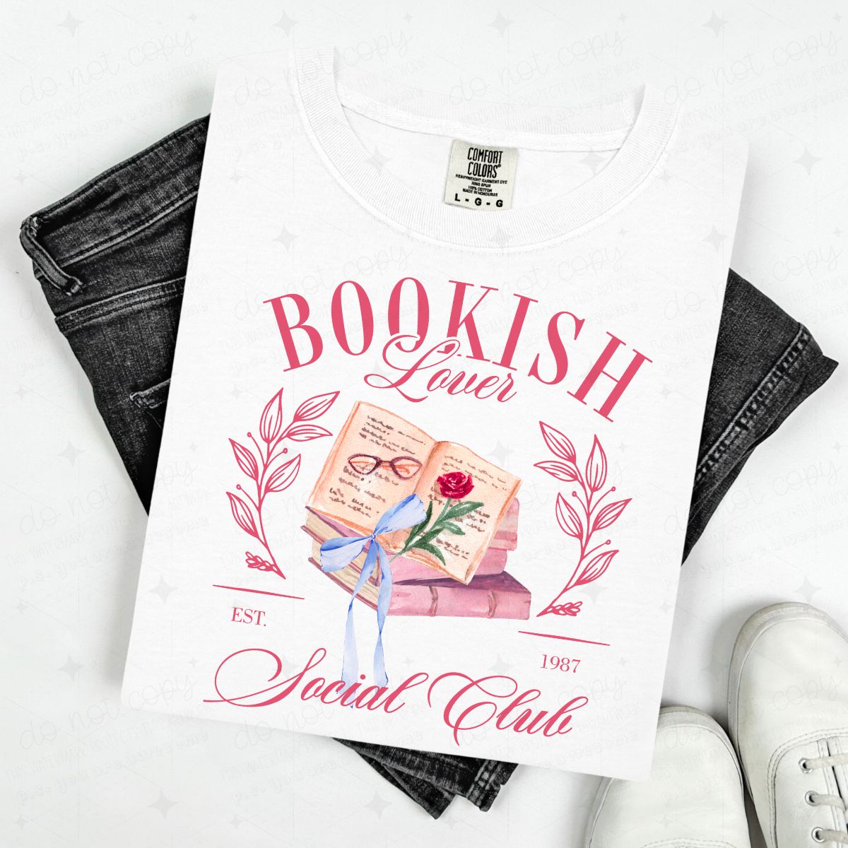 COQUETTE BOOKISH LOVER - DTF TRANSFER