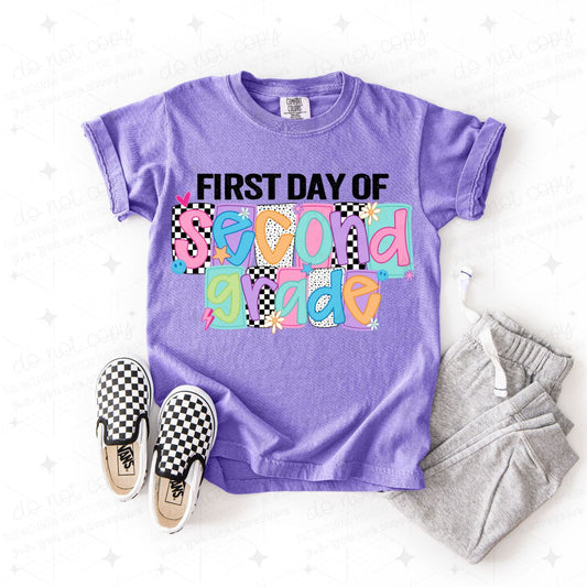 FIRST DAY OF SECOND GRADE - DTF TRANSFER