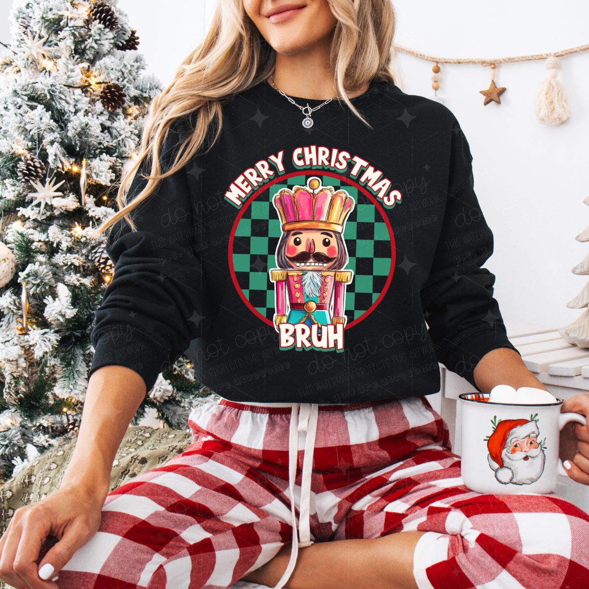 MERRY CHRISTMAS BRUH - DTF TRANSFER