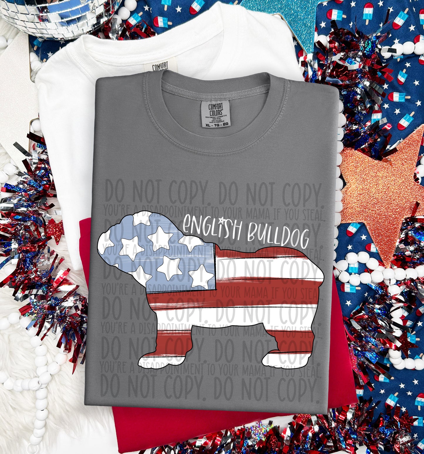 PATRIOTIC DOGS - DTF TRANSFER