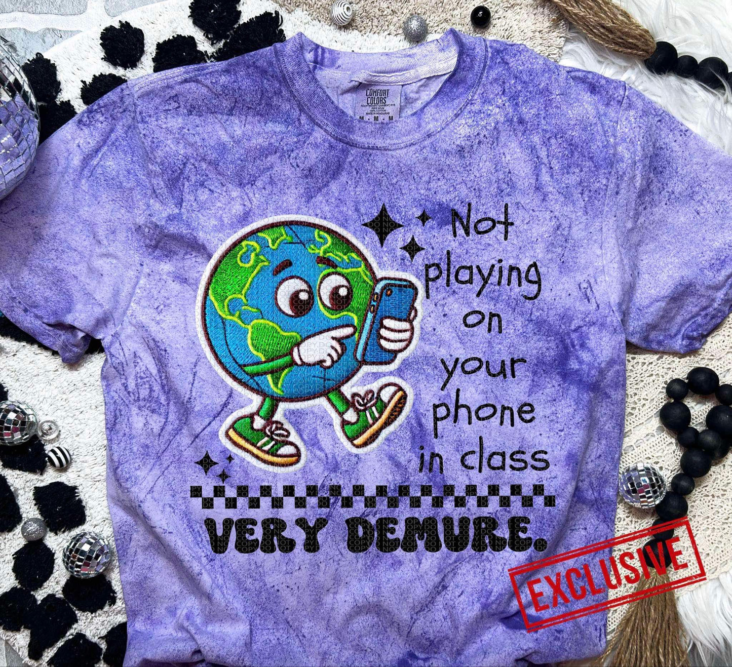 NOT PLAYING ON YOUR PHONE IN CLASS *OLLIE & CO. EXCLUSIVE* - DTF TRANSFER