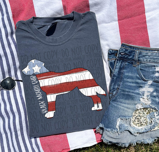 PATRIOTIC DOGS - DTF TRANSFER