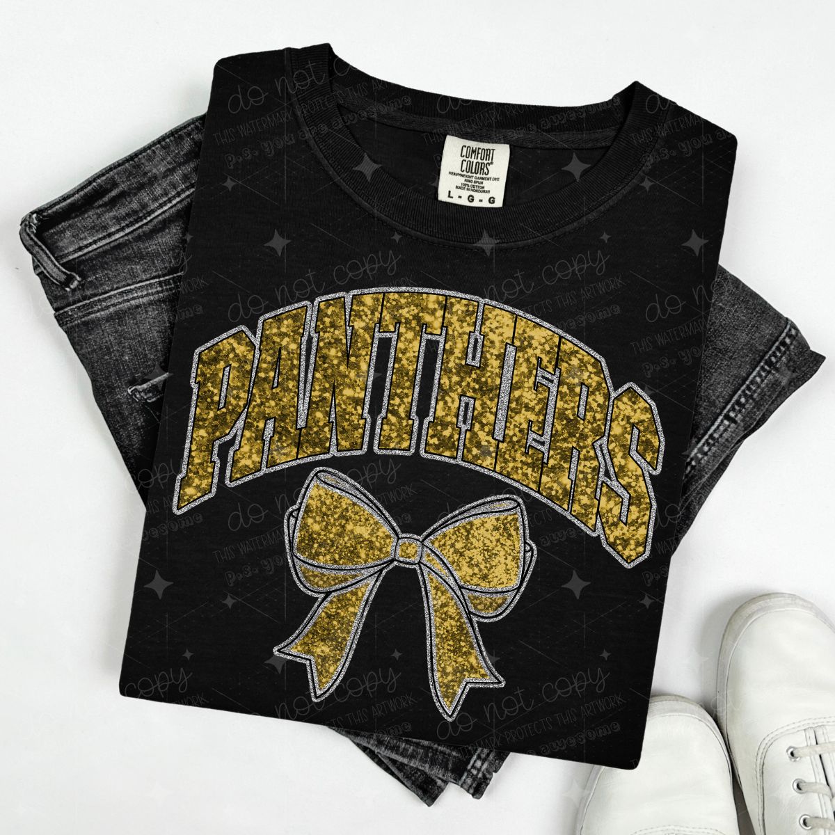 COQUETTE MASCOTS - FAUX SEQUIN - DTF TRANSFER