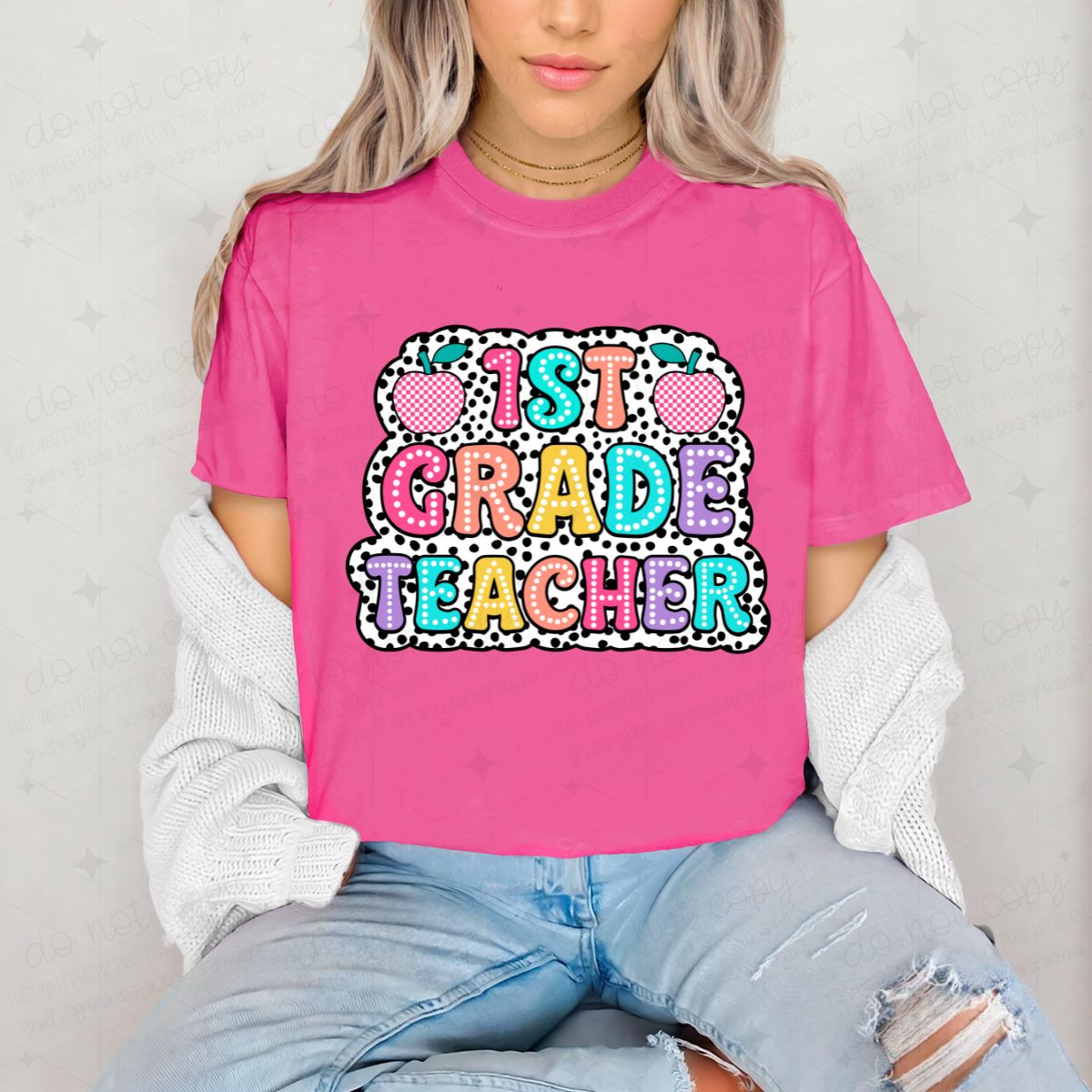 1ST GRADE TEACHER - DTF TRANSFER