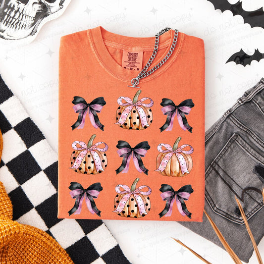 COQUETTE PUMPKINS & BOWS - DTF TRANSFER