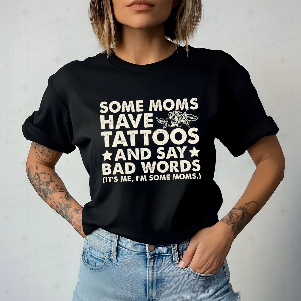 TATTOOS AND BAD WORDS - DTF TRANSFER
