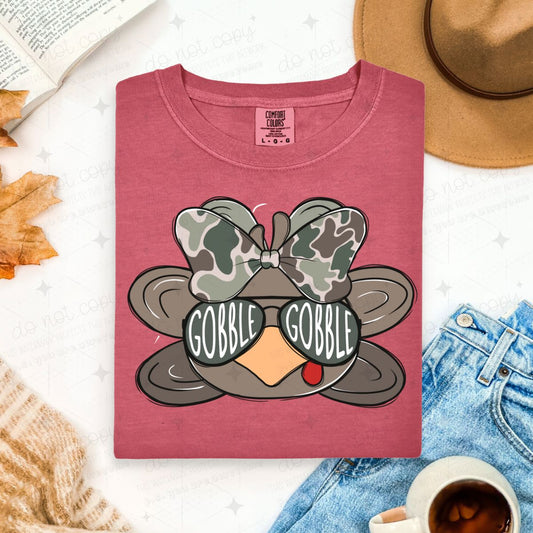 COQUETTE CAMO GOBBLE GOBBLE - GIRL - DTF TRANSFER