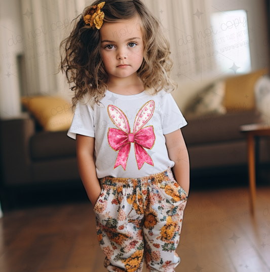 COQUETTE BUNNY EARS - DTF TRANSFER