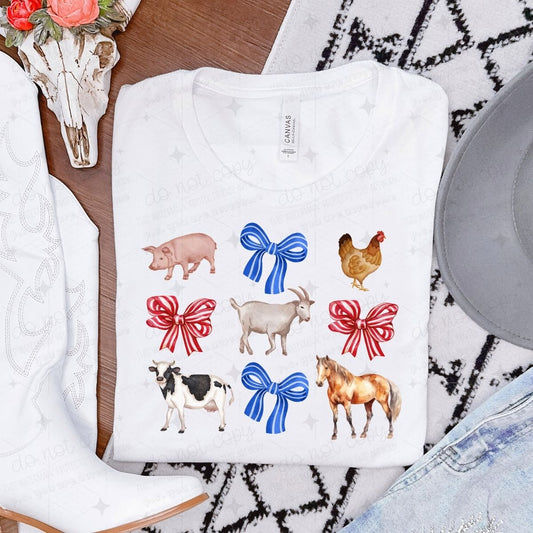 COQUETTE FARM ANIMALS - DTF TRANSFER