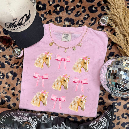 COQUETTE HORSE GRID - DTF TRANSFER