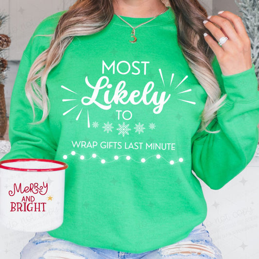 WRAP GIFTS LAST MINUTE - DTF TRANSFER