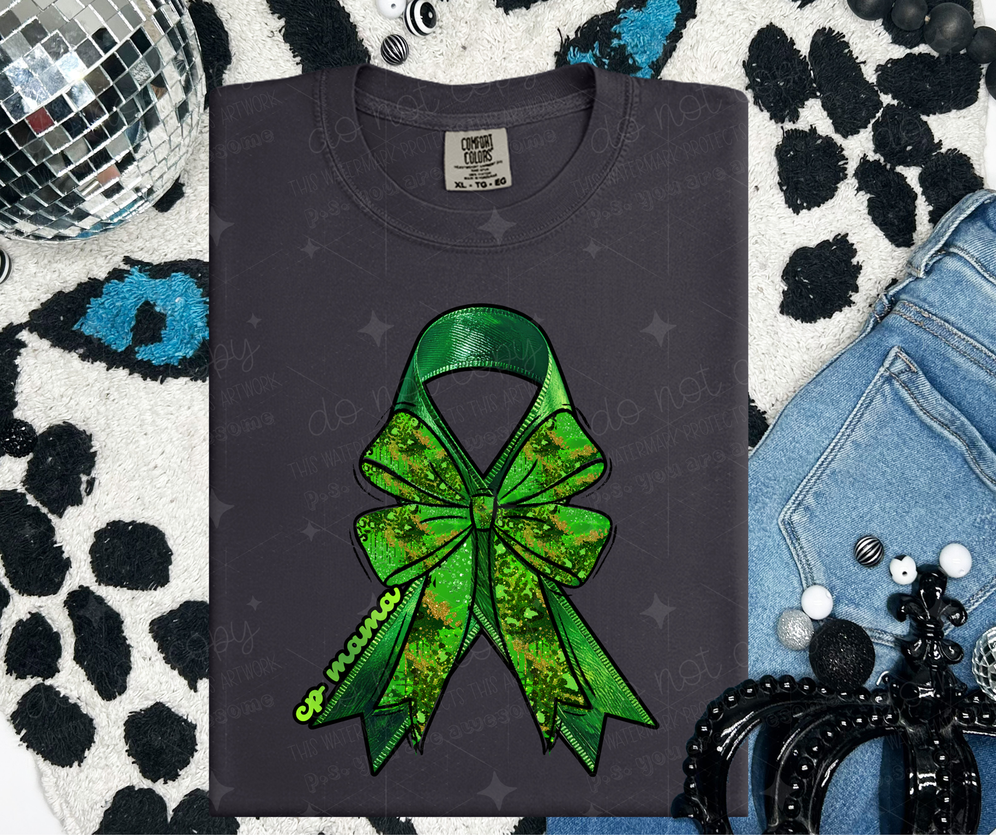 CP MAMA RIBBON - *OLLIE & CO. EXCLUSIVE* - DTF TRANSFER