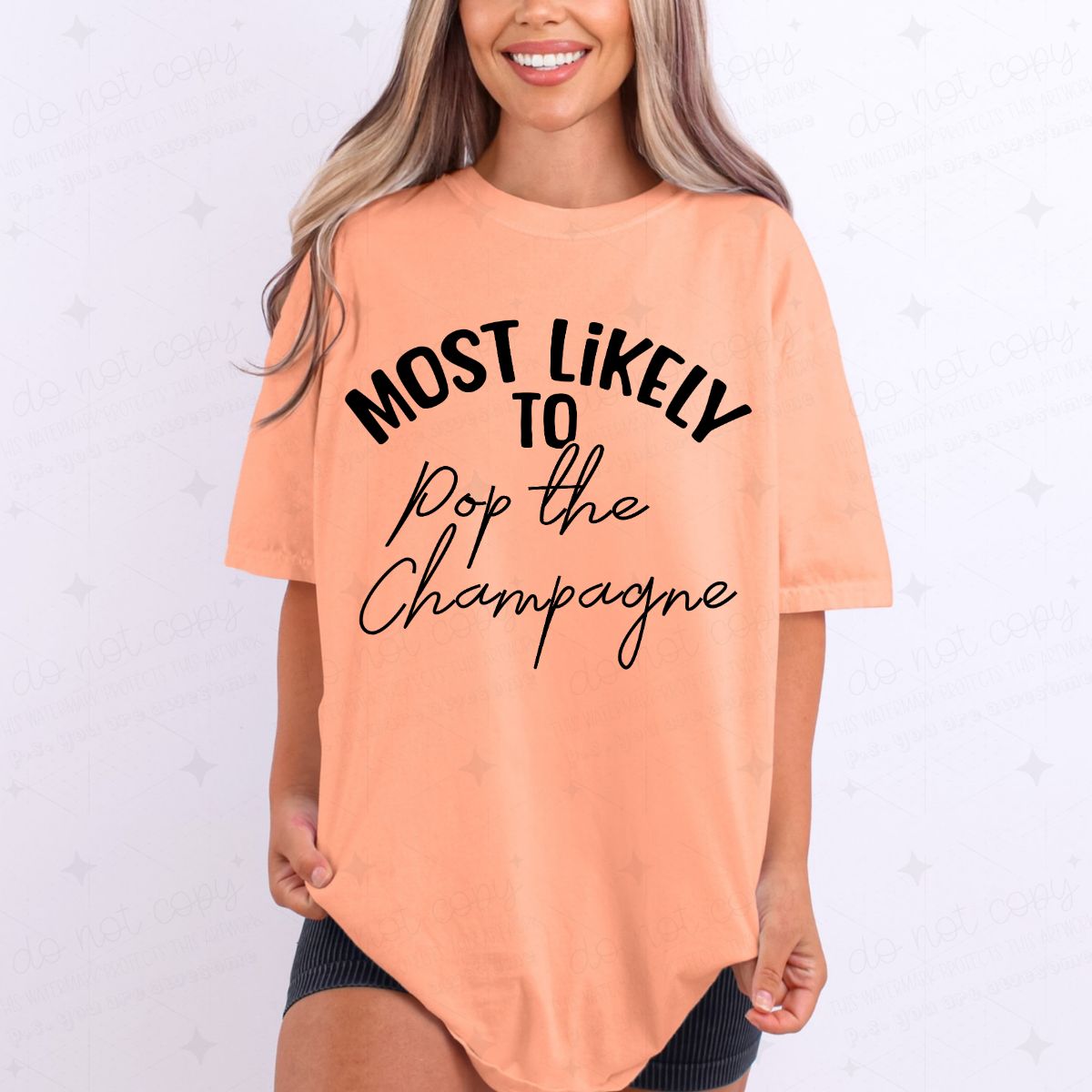 POP THE CHAMPAGNE - DTF TRANSFER