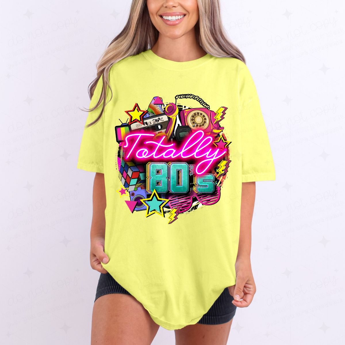 TOTALLY 80'S - DTF TRANSFER