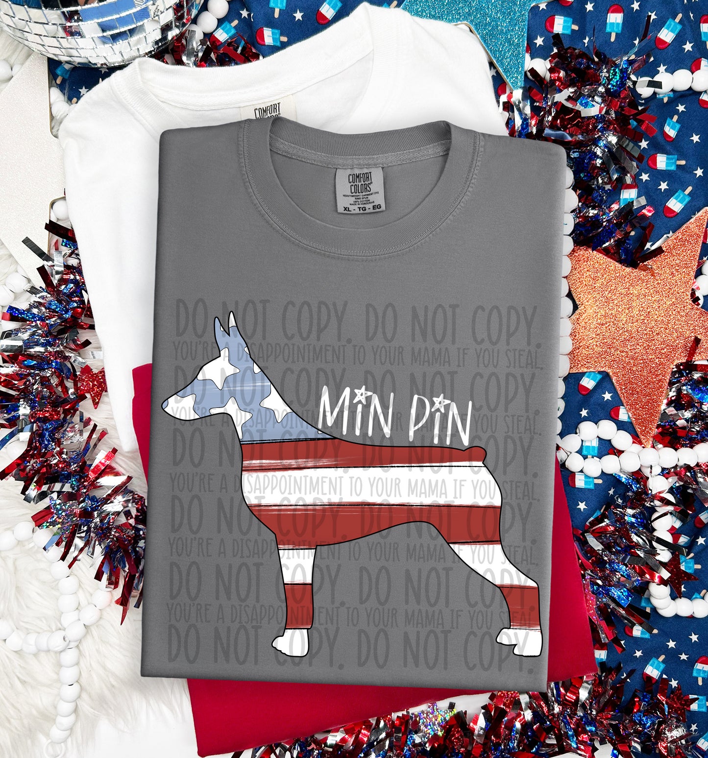 PATRIOTIC DOGS - DTF TRANSFER
