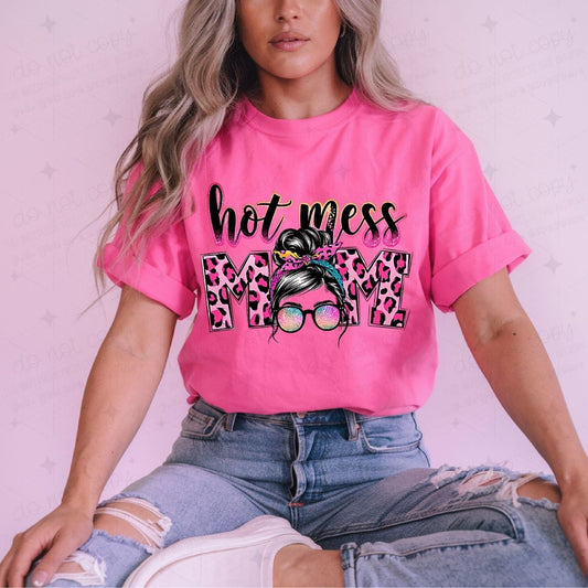 HOT MESS MAMA - DTF TRANSFER
